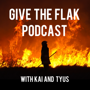 give the flak podcast cover